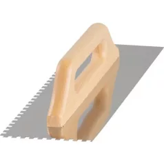  Simító Strend Pro Premium, fanyél, 380 x 130 mm, 6mm, 0,7 mm,  rozsdamentes acél
