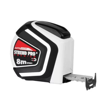 Mérőszalag Strend Pro Premium 8 m, Feltekerhető, Auto Stop, Mágneses