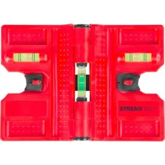  Strend Pro FSB-12 vízmérték, 135 mm,  mágnessel, szögmérővel