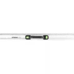 Vonalzó Stred Pro FSC-06, 600 mm, vízmértékkel, Alu