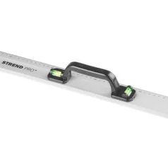 Vonalzó Stred Pro FSC-06, 600 mm, vízmértékkel, Alu