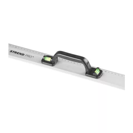 Vonalzó Stred Pro FSC-06, 600 mm, vízmértékkel, Alu