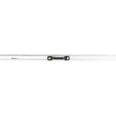Vonalzó Stred Pro FSC-06, 1000 mm, vízmértékkel, Alu