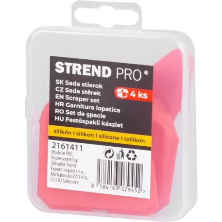 Simító készlet Strend Pro, szilikonhoz és tömítőanyaghoz, 4 db