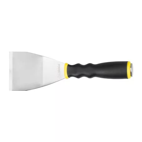 Simító Strend Pro Premium 9702A, hajlított, rozsdamentes, TPR nyél, 76 mm