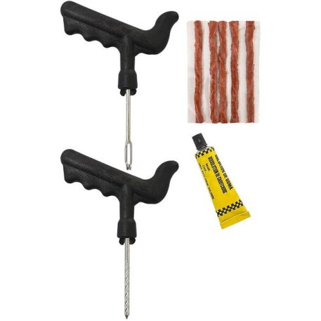 Szett Strend Pro, tömlő nélküli gumiabroncsok javításához, RepairKit, 8 részes