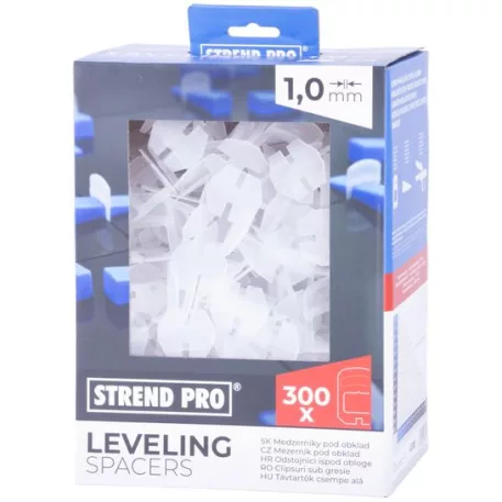 Szintező, Spacer Strend Pro Ls230T, Csempe Alatt, 1 mm, csomag 300 db, fehér ,űanyag