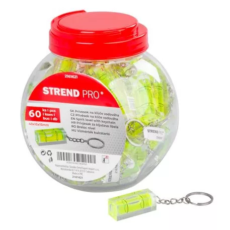 Strend Pro, mini vízszintező, 60 db, 40 x 15 x 15 mm