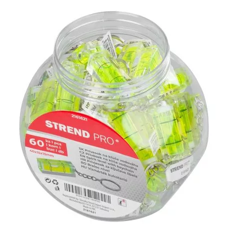 Strend Pro, mini vízszintező, 60 db, 40 x 15 x 15 mm