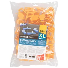   Fugakereszt Strend Pro XL, szintező, csempe alá, 1,5 mm, 13-22 mm, csomag 100 db, műanyag