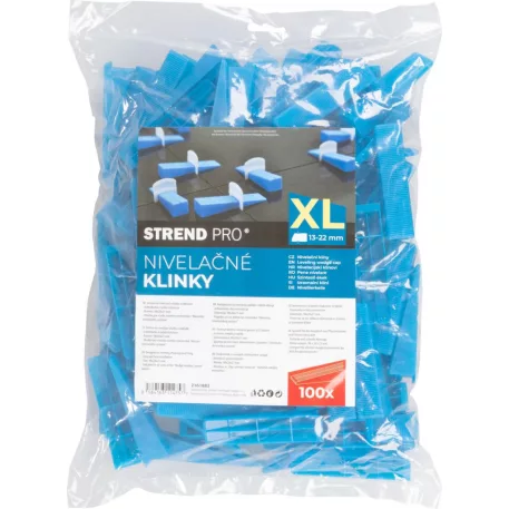 Ék XL Strend Pro, szintező, távtartókhoz, 22 mm-ig, csomag 100 db, sötétkék