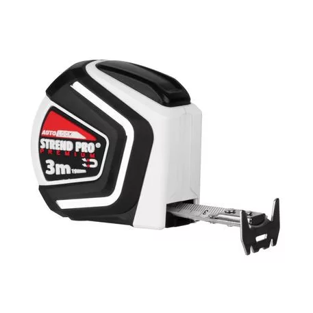 Mérőszalag Strend Pro Premium 3 m, Feltekerhető, Auto Stop, Mágneses