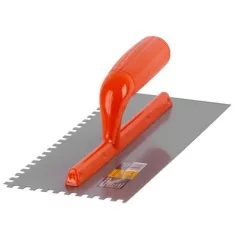 Glettvas 280x130 mm 6 Fogú Fényes Acél