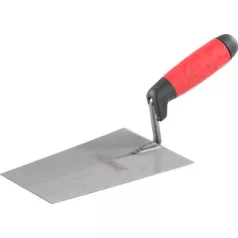 Kőműves Kanál 200 mm Fényes Acél PVC Markolat