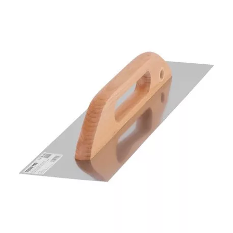 Premium 917 Simító, 580x130x0,7 mm, Fa Fogantyú, Rozsdamentes Acél