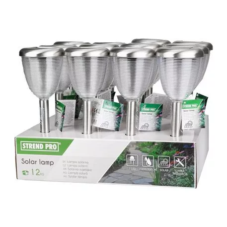 Napelemes Kerti LED Lámpa Baham 385 mm, 2 LED, As, 24 db