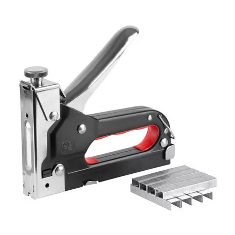 Tűzőgép 4-14 mm Állítható (+ Tűzőgépkapcsok)