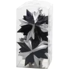 Xmas Hn3 L505206Abs Dísz, 6 darab, Fonott /Ezüst