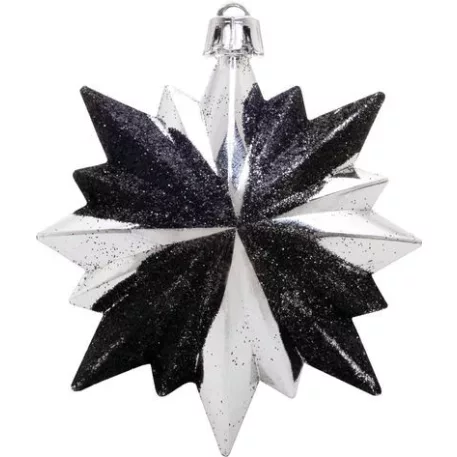 Xmas Hn3 L505206Abs Dísz, 6 darab, Fonott /Ezüst