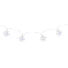 LED fényfüzer MagicHome SnowFlake, 90 cm, 10xLED fehér, 2xAA