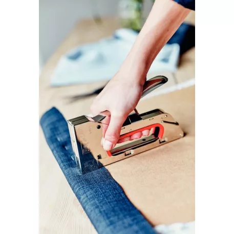 Tűzőgép RAPID R153, kézi, kárpitos, fához, kapcsok 53 típus, 4-8 mm