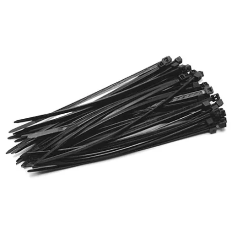 Sp+ Gyorskötöző, 250x3,6 mm, 50 db, Fekete, Nylon, Kötő