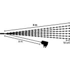 MagicHome Karácsonyi égő Twisted Stars 360S, 230 V, IP 44, külső, 3 m