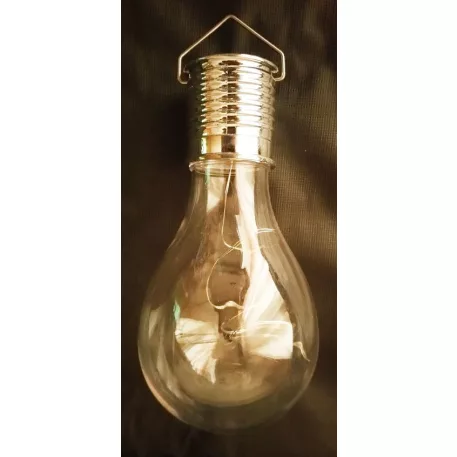 LED égő Solar Acrux, 7.5x22 cm, átlátszó, 4 Led white led, csomag. 24db.