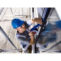 tesa PRO Plastering szalag, vakolatra, textiles, kék, UV, 38 mm, L-25 m