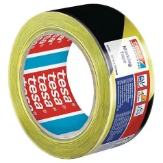   Tesa Pro Marker Szalag, Figyelmeztetó, Sárga-Fekete, 50 mm, L-33 m