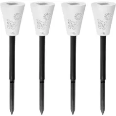   Napelemes Kerti LED Lámpa Sargas 7x35 cm, 2 LED, 1xAAA (4 db)