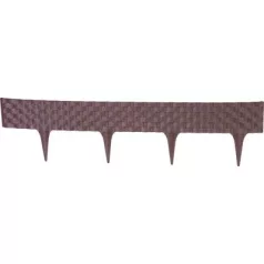 Ágyásszegély 2,46 m, barna, UV