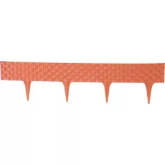 Ágyásszegély 2,46 m, Terrakotta, UV