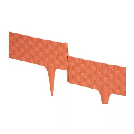 Ágyásszegély 2,46 m, Terrakotta, UV