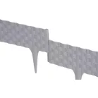 Ágyásszegély 2,46 m, Grafit, UV