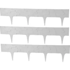 Ágyásszegély 2,38 m, Grafit, UV