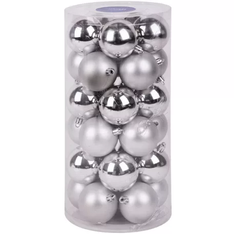 MagicHome karácsonyi gömbök, 30 db, 6 cm