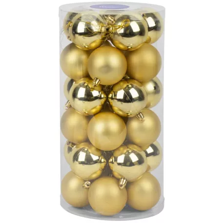 Gömbök Magichome Xd194, 30 db, 6 cm, Arany, Karácsonyfára