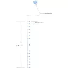 Lánc Magichome, 230V, 08 m, 80 LED Meleg Fehér, Külső