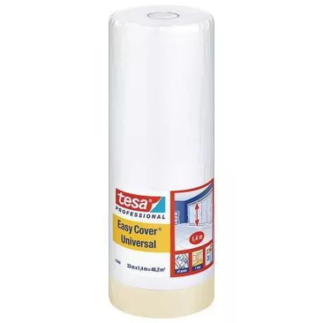 Fólia Tesa Pro Easy Cover Universal, Kötelékkel, 1400 mm, L-33 m, Transzparens
