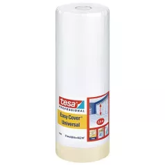   Folia Tesa Pro Easy Cover Universal, With Tape, 2600 mm, L-33 m, Transparent