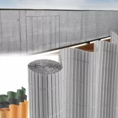   Kerítés Ence Df13, PVC 1000 mm, L-3 m, Szürke, 1300g/m2, UV