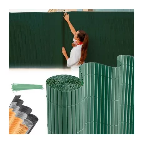 Kerítés Ence Df13, PVC 1500 mm, L-3 m, Zöld, 1300g/m2, UV