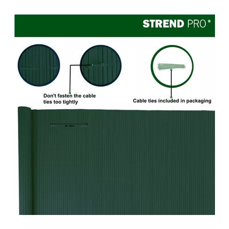 Kerítés Ence Df13, PVC 1500 mm, L-3 m, Zöld, 1300g/m2, UV