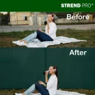 Kerítés Ence Df13, PVC 1500 mm, L-3 m, Zöld, 1300g/m2, UV