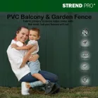 Kerítés Ence Df13, PVC 1500 mm, L-3 m, Zöld, 1300g/m2, UV