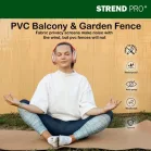 Kerítés Ence Df13, PVC 1500 mm, L-3 m, Bambusz, 1300g/m2, UV