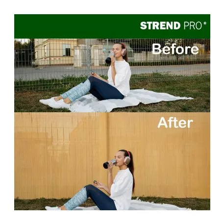 Kerítés Ence Df13, PVC 1500 mm, L-3 m, Bambusz, 1300g/m2, UV