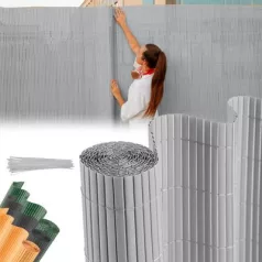   Kerítés Ence Df13, PVC 1500 mm, L-3 m, Szürke, 1300g/m2, UV