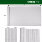 Kerítés Ence Df13, PVC 1500 mm, L-3 m, Szürke, 1300g/m2, UV